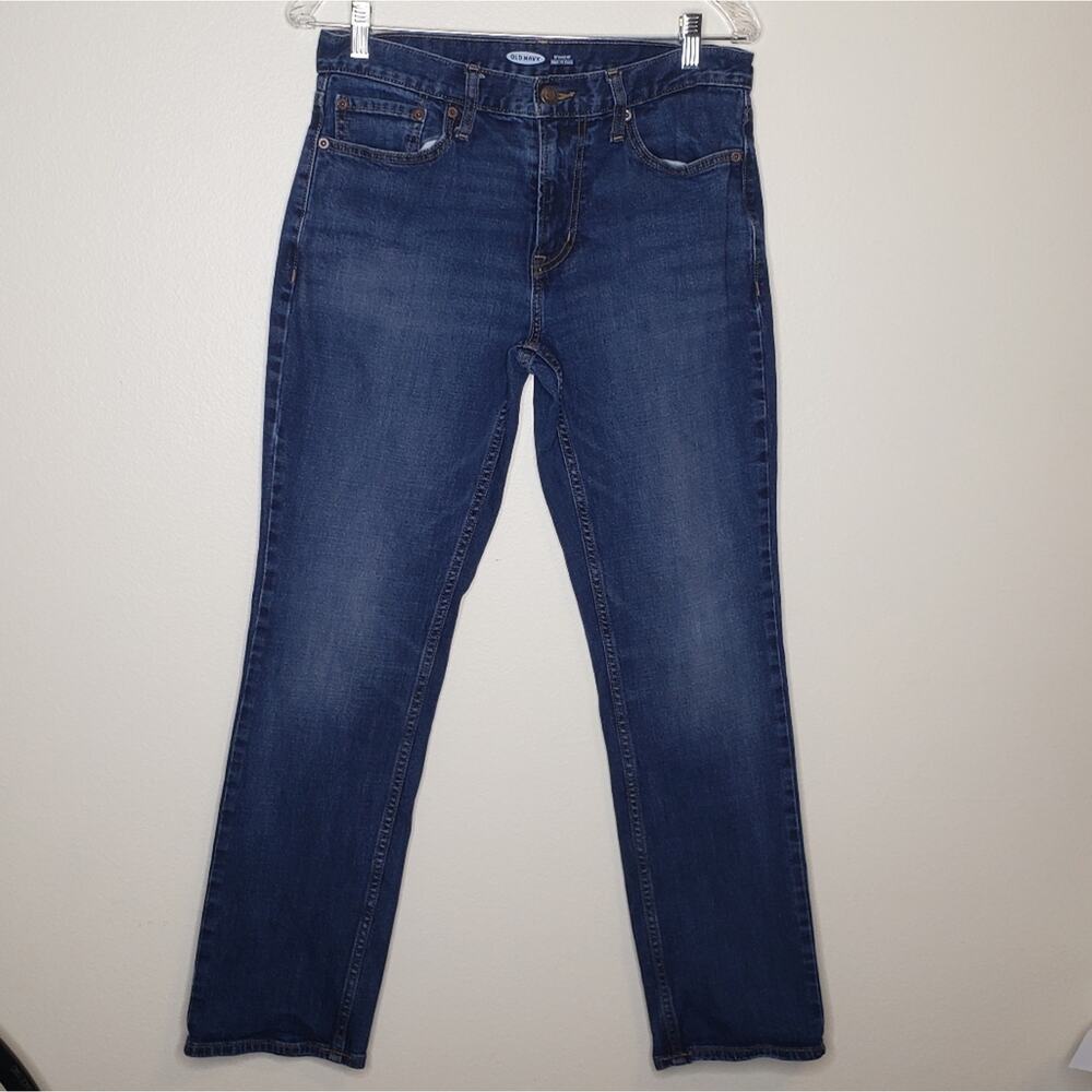 Old Navy| Straight Built in Flex Blue Jeans